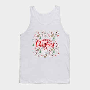 Full Of Merry Christmas Spirits Tank Top